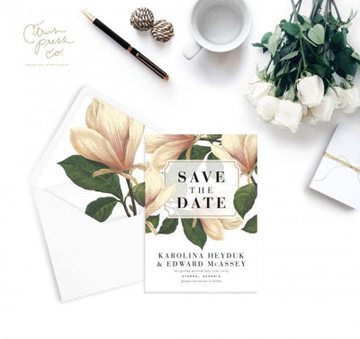 BOTANICAL SAVE THE DATE