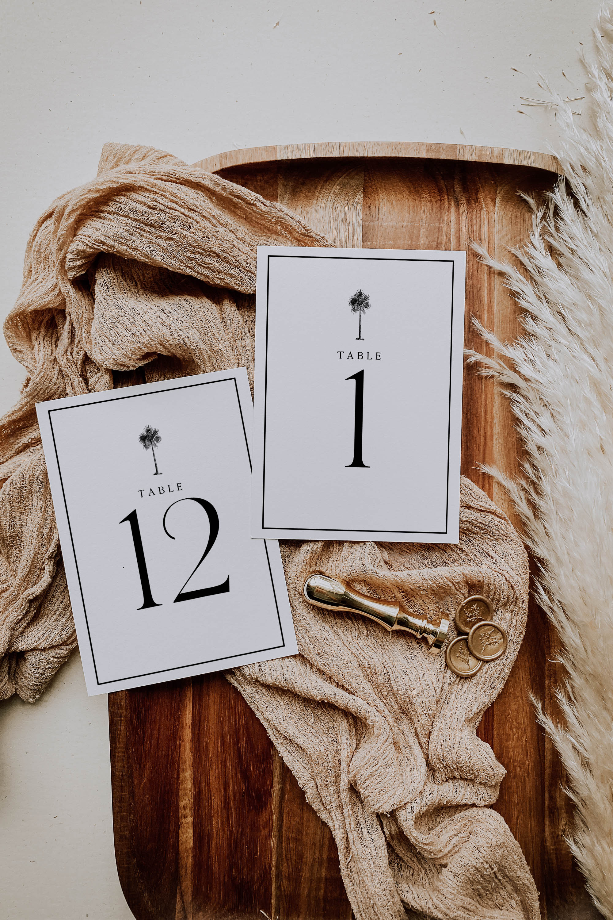 Diy table numbers for wedding reception | Honestweddingadvice.com