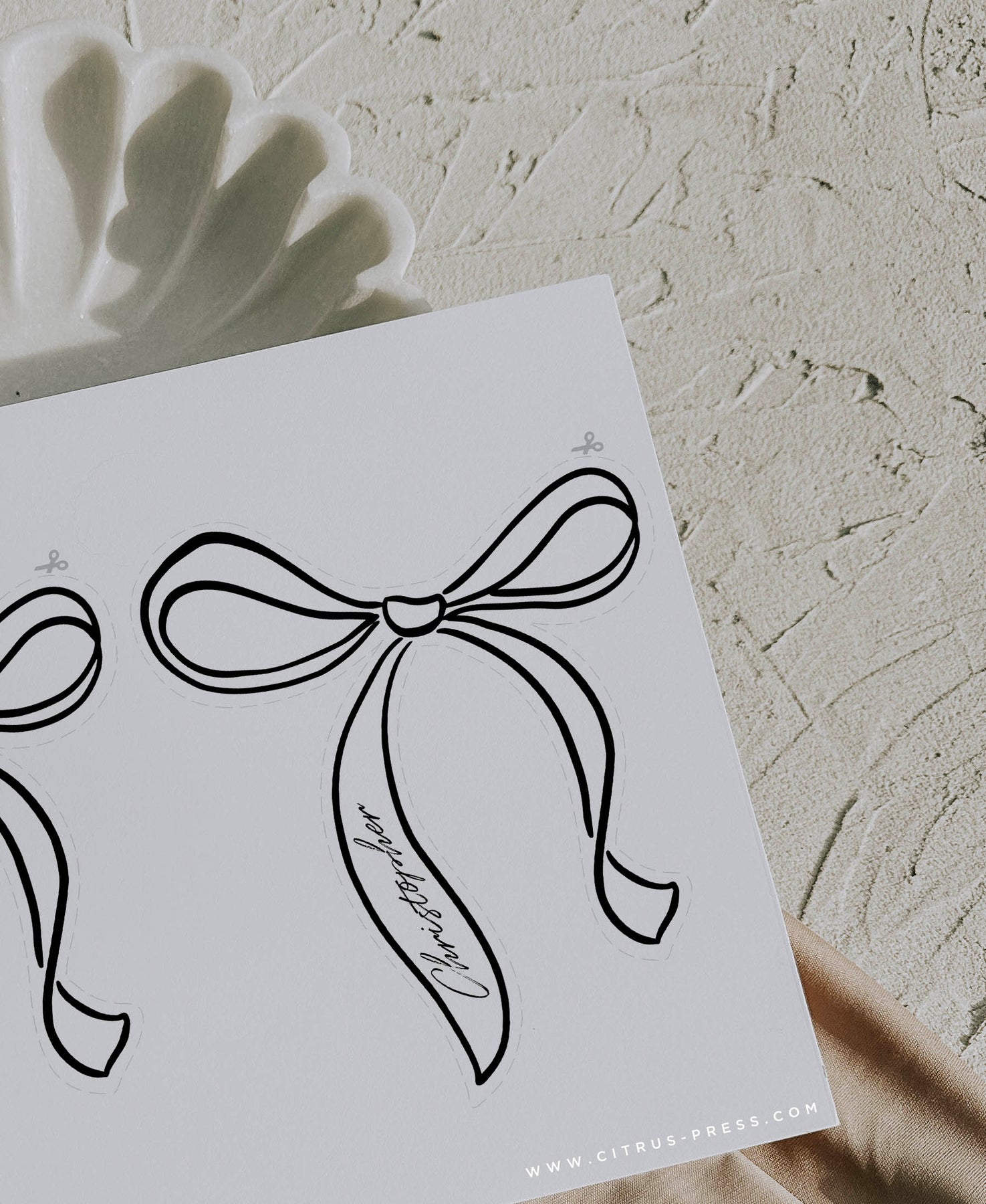 Bow Names Bow Template Printable Hair Bow Template SVG, DIY Leather Bow Template