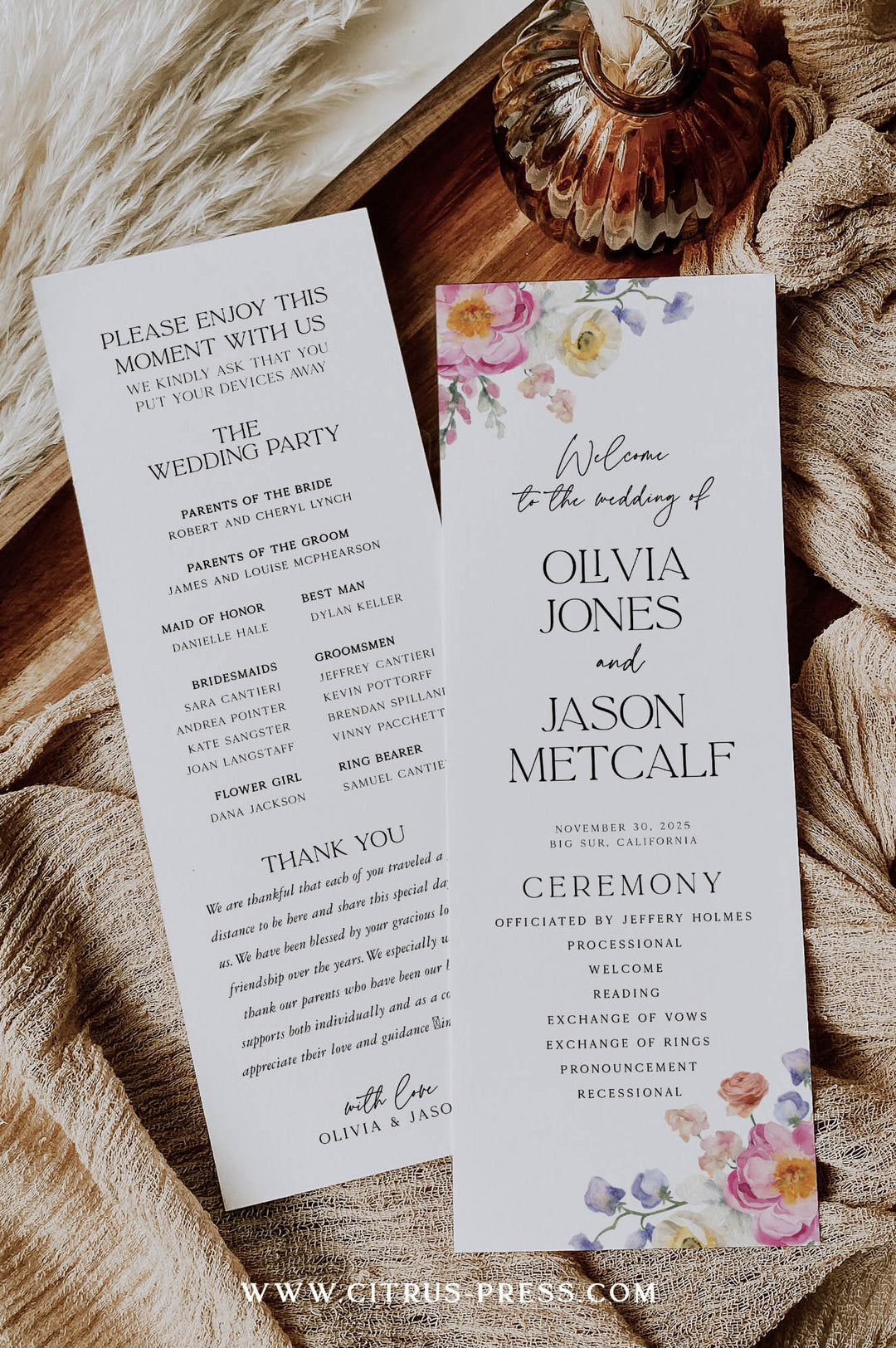 Wedding Program Program Format His Her Wedding Programs Template Traditional Wedding Program Template