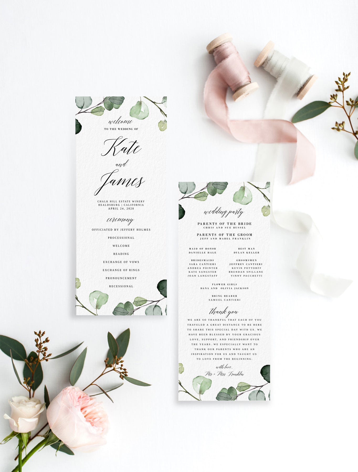 Diy wedding program templates 60 photos - Astyledwedding.com