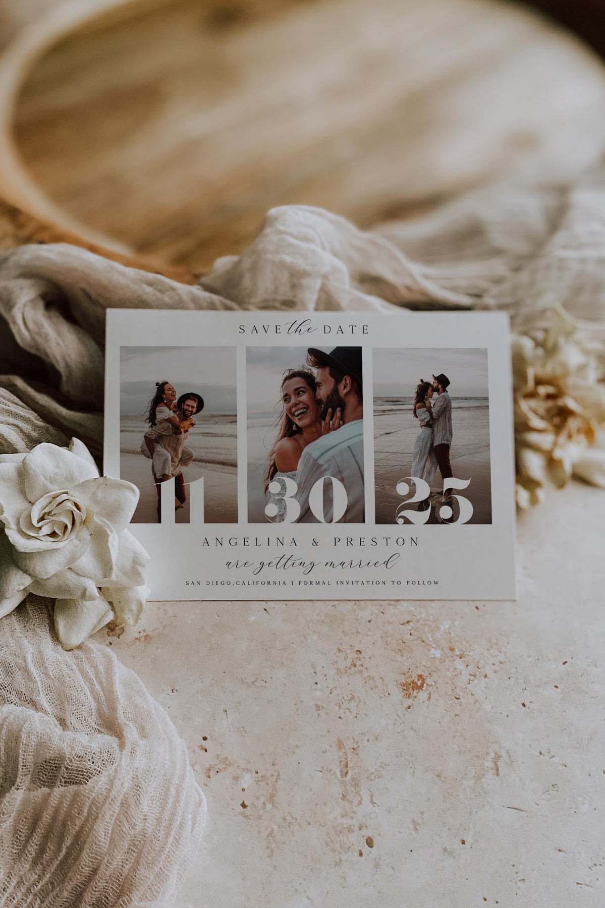 Save the Date Card, Printable Save the Date Template, Wedding Save