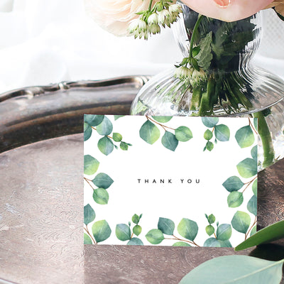 Eucalyptus Thank You Card