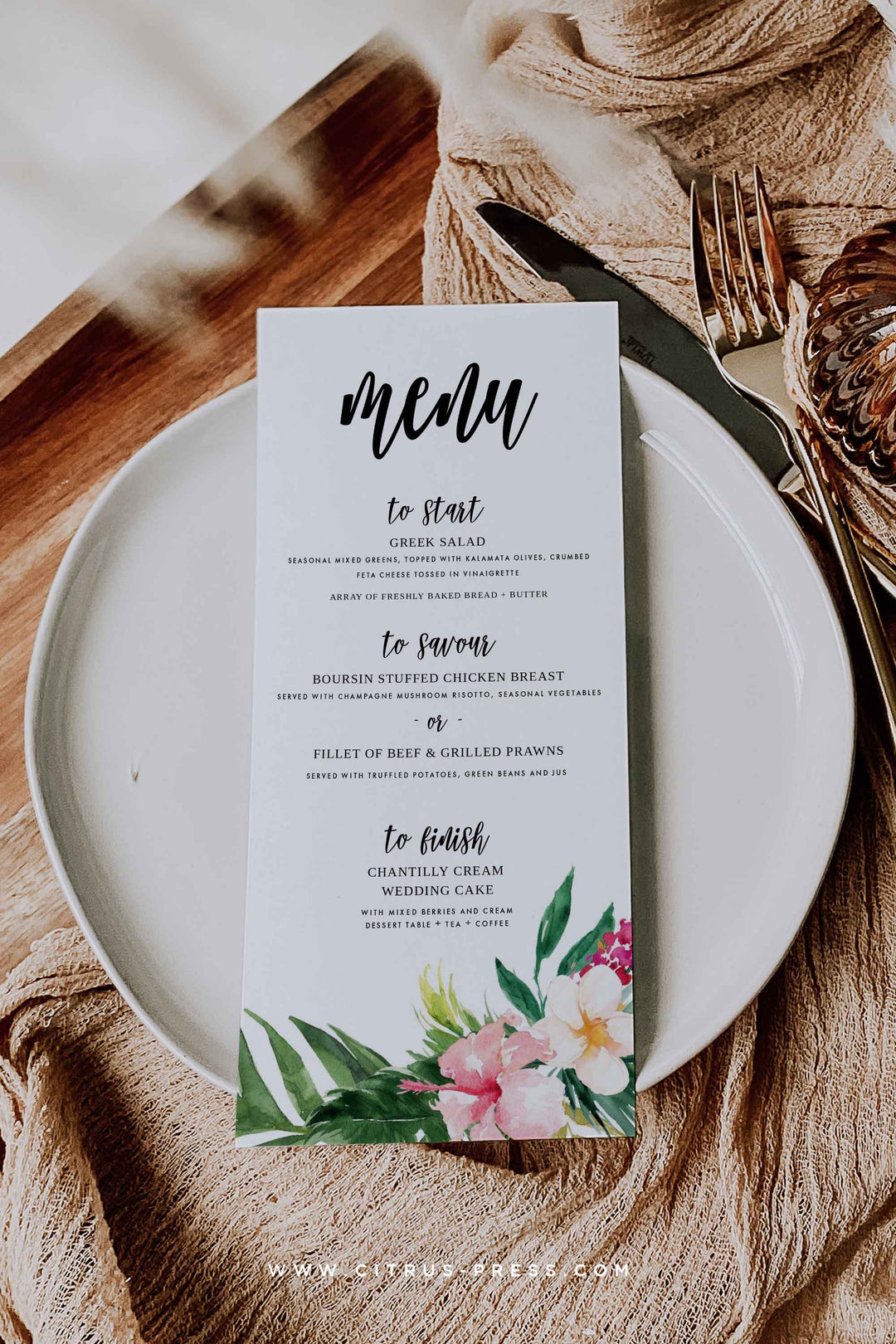PDF Menus – Tagged  pdf-menus-tagged-diy-wedding-menu-citrus-press