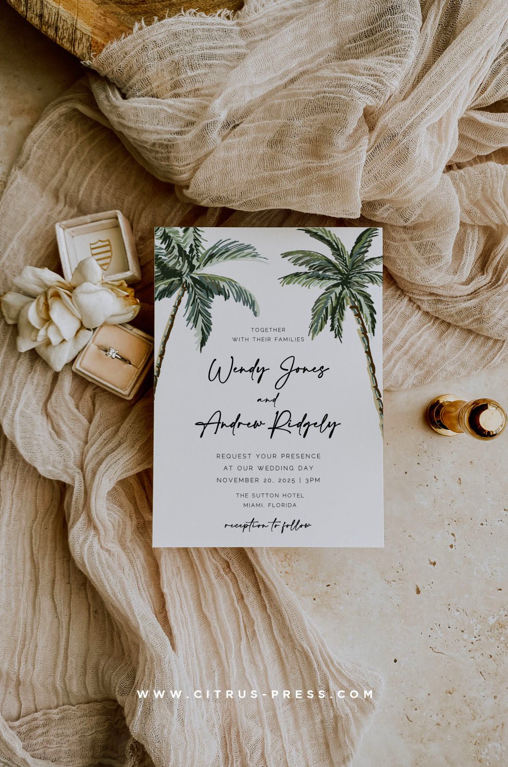 tropical-palm-tree-wedding-invitation-printable-template-citrus-press for Free Printable Palm Tree Templates Tropical Palm Tree Wedding Invitation | Printable Template – Citrus Press for Free Printable Palm Tree Templates
